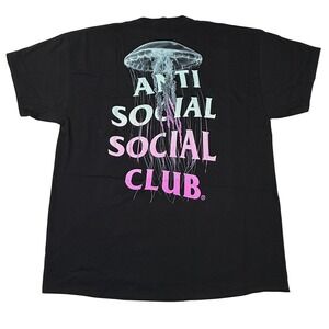 Anti Social Social Club Jellyfish Graphic T-Shirt Black Mens 2XL NWT